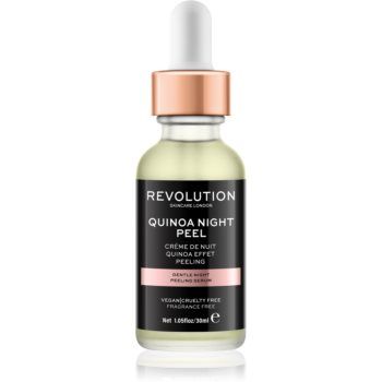 Revolution Skincare Quinoa Night Peel serum cu textură de peeling pentru noapte