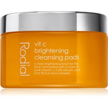 Rodial Vit C Brightening Cleansing Pads dischete demachiante cu vitamina C