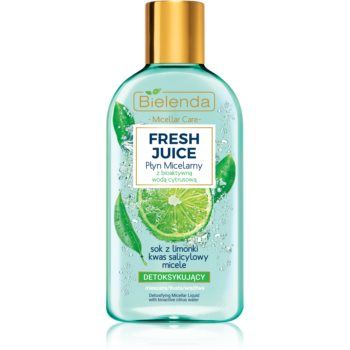 Bielenda Fresh Juice Lime apă micelară pentru piele mixtă și sensibilă