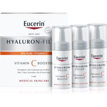 Eucerin Hyaluron-Filler Vitamin C Booster ser pentru diminuarea ridurilor cu vitamina C