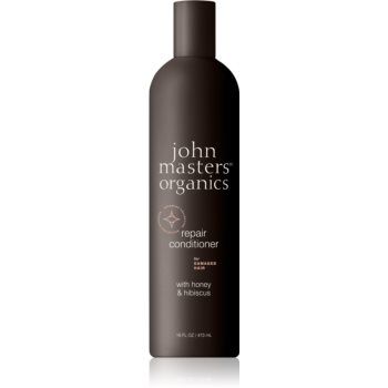 John Masters Organics Honey & Hibiscus balsam pentru regenerare pentru par deteriorat