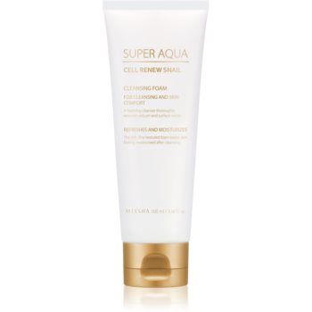 Missha Super Aqua Cell Renew Snail spuma de curatat extract de melc