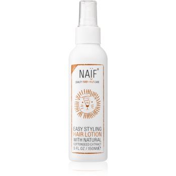 Naif Baby & Kids Hair Lotion balsam hrănitor fără clătire pentru par usor de pieptanat