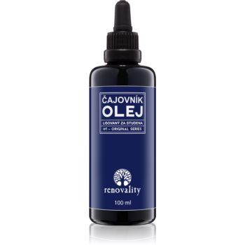 Renovality Original Series Cold-Pressed Tea Tree Oil ulei facial pentru ten matur
