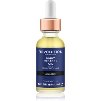 Revolution Skincare Night Restore Oil ulei hidratant iluminator