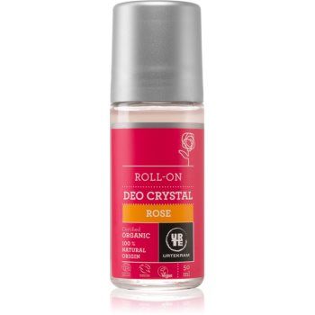 Urtekram Rose Deodorant roll-on cu extracte de trandafiri salbatici