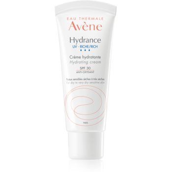 Avène Hydrance UV Rich Hydrating Cream cremă hidratantă pentru tenul sensibil SPF 30