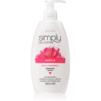Avon Simply Delicate gel pentru igiena intima cu musetel