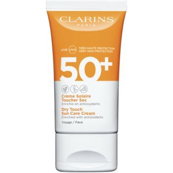 Clarins Dry Touch Sun Care Cream cremă cu protecție solară 50+