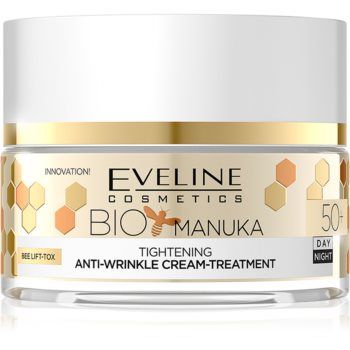 Eveline Cosmetics Bio Manuka Cremă cu efect de netezire și fermitate 50+