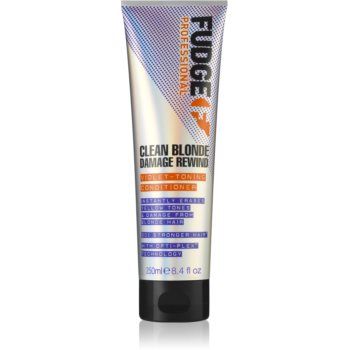 Fudge Clean Blonde Damage Rewind balsam nuanțator pentru par blond