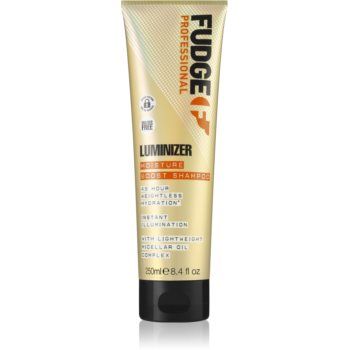 Fudge Luminizer Moisture Boost Shampoo Sampon hidratant pentru par vopsit. pentru par vopsit si deteriorat