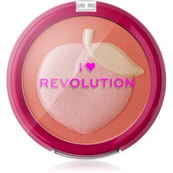 I Heart Revolution Fruity Peach fard de obraz compact ieftin