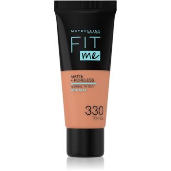 MAYBELLINE NEW YORK Fit Me! Matte+Poreless machiaj mat pentru piele normală și grasă