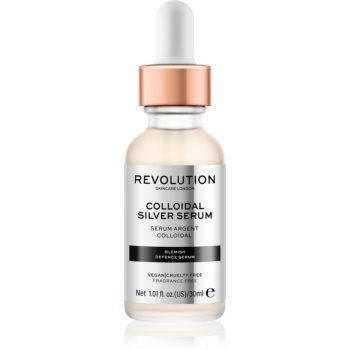 Revolution Skincare Colloidal Silver Serum Ser activ pentru a netezi conturul feței
