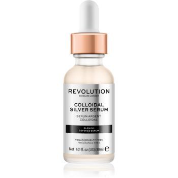 Revolution Skincare Colloidal Silver Serum ser calmant pentru ten acneic