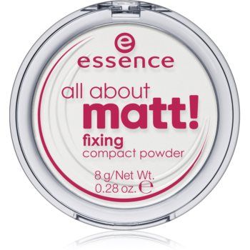 Essence All About Matt! pudră transparentă compactă