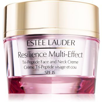 Estée Lauder Resilience Multi-Effect Tri-Peptide Face and Neck Creme SPF 15 cremă intens hrănitoare pentru piele normală și mixtă de firma originala