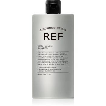 REF Cool Silver Shampoo Sampon argintiu neutralizeaza tonurile de galben