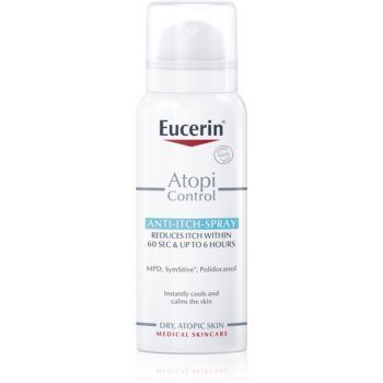 Eucerin AtopiControl spray pentru atenuarea instantanee a mâncărimii și a iritației la reducere