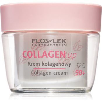 FlosLek Laboratorium Collagen Up crema anti-rid de zi si de noapte 50+