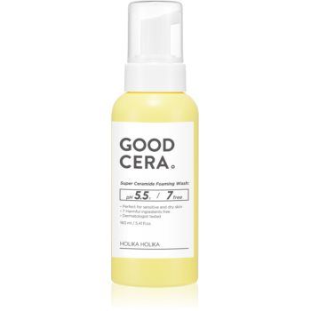 Holika Holika Good Cera spuma exfolianta pentru curatare cu ceramide