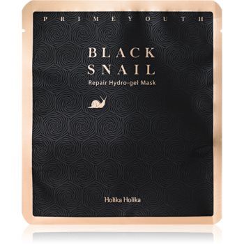 Holika Holika Prime Youth Black Snail mască intensă cu hidrogel ieftina