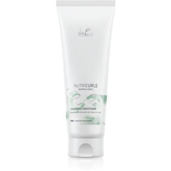 Wella Professionals Nutricurls Waves & Curls Balsam de curățare pentru par ondulat si cret