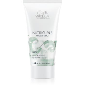 Wella Professionals Nutricurls Waves & Curls masca de netezire pentru par ondulat si cret