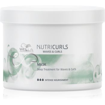 Wella Professionals Nutricurls Waves & Curls masca de netezire pentru par ondulat si cret