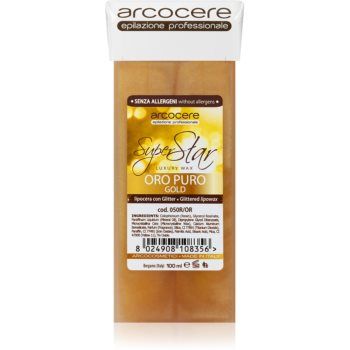 Arcocere Professional Wax Oro Puro Gold ceară depilatoare cu particule stralucitoare ieftine