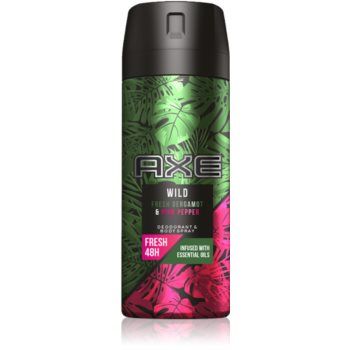 Axe Wild Fresh Bergamot & Pink Pepper spray şi deodorant pentru corp