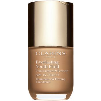 Clarins Everlasting Youth Fluid make-up pentru luminozitate SPF 15