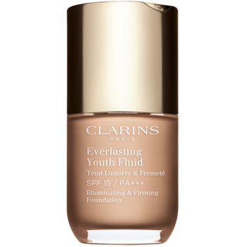 Clarins Everlasting Youth Fluid Foundation make-up pentru luminozitate SPF 15