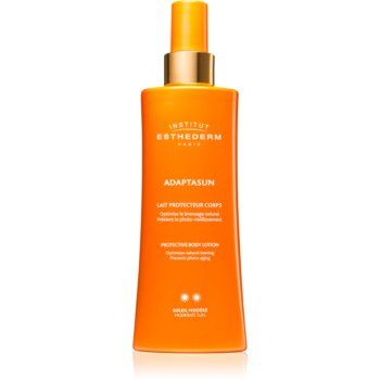 Institut Esthederm Adaptasun Protective Body Lotion loțiune de protecție solară protectie medie impotriva razelor UV de firma originala