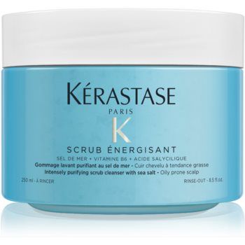 Kérastase Fusio Scrub Énergisant exfoliant de curățare pentru un scalp seboreic