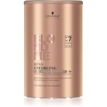 Schwarzkopf Professional Blondme Clay Lightener strălucitor premium cu conținut de argilă