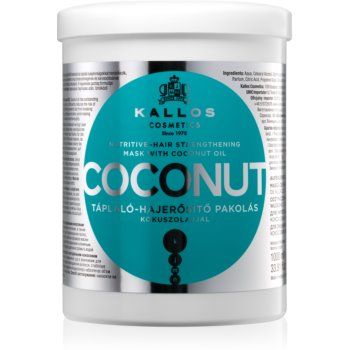 Kallos KJMN Professional Coconut masca hranitoare pentru par deteriorat