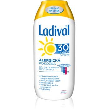 Ladival Allergic Skin Lotiune protectie gel crema impotriva alergie la soare SPF 30