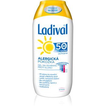 Ladival Allergic Skin Lotiune protectie gel crema impotriva alergie la soare SPF 50+