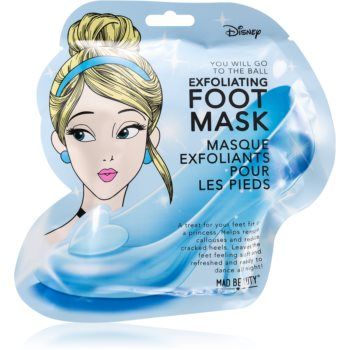 Mad Beauty Disney Princess Cinderella masca pentru exfoliere pentru picioare