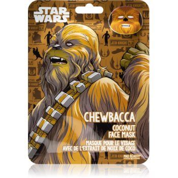Mad Beauty Star Wars Chewbacca mască textilă hidratantă cu ulei de cocos
