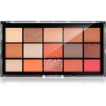 MUA Makeup Academy Professional 15 Shade Palette paletă cu farduri de ochi