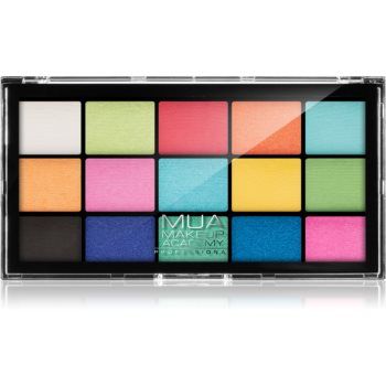 MUA Makeup Academy Professional 15 Shade Palette paletă cu farduri de ochi