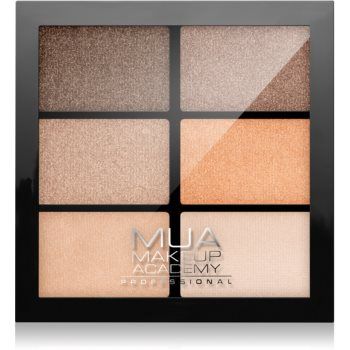 MUA Makeup Academy Professional 6 Shade Palette paletă cu farduri de ochi