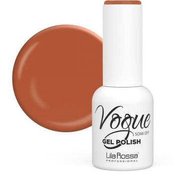 Oja Semipermanenta Vogue 73 Raw Sienna Lucios Lila Rossa, 10 ml de firma originala