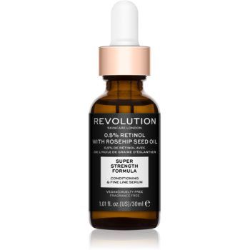 Revolution Skincare Retinol 0.5% With Rosehip Seed Oil ser hidratant si impotriva ridurilor