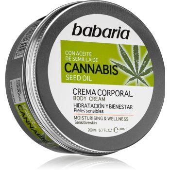 Babaria Cannabis cremă hidratantă pentru piele sensibila