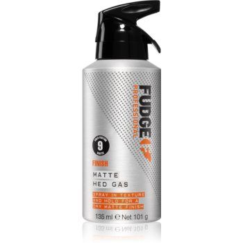 Fudge Finish Matte Hed Gas spray de styling pentru structură pentru un aspect mat