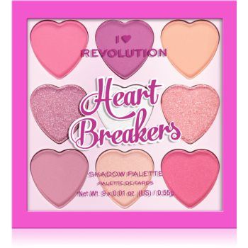 I Heart Revolution Heartbreakers paletă cu farduri de ochi